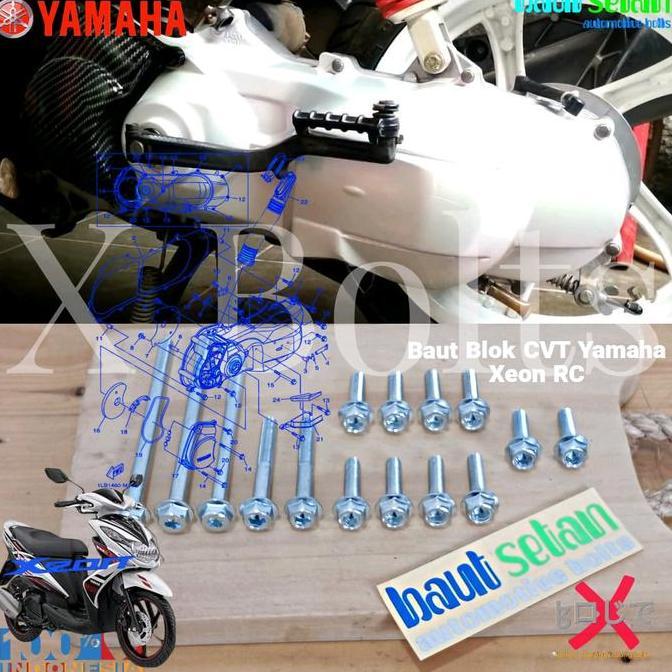 Baut Set Blok Baut Set Blok Cvt Paket Yamaha Xeon Rc