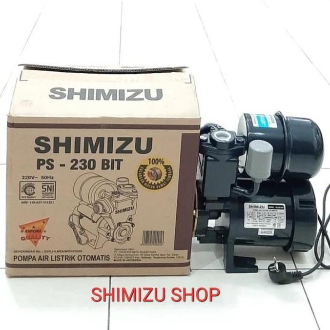 Pompa Air Shimizu 200watt Otomatis Pompa Shimizu PS230bit ready