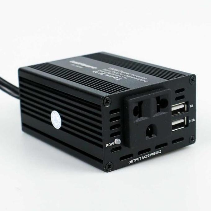 TAFFWARE Power Inverter Mobil dengan 2 USB Port 150W 220V - PI-150W