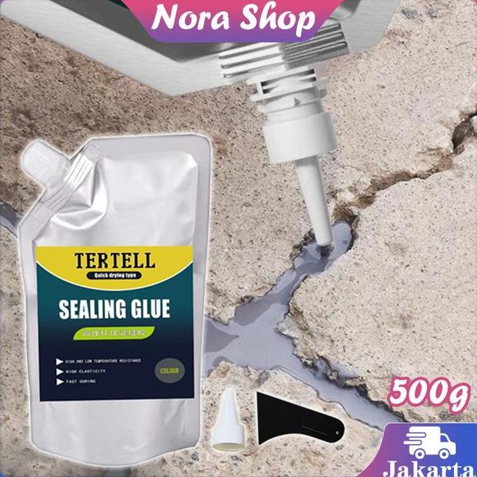 DIKARTELLA 500g Lem Retakan Lantai Kamar Mandi Perekat Beton Dinding Tembok Retak