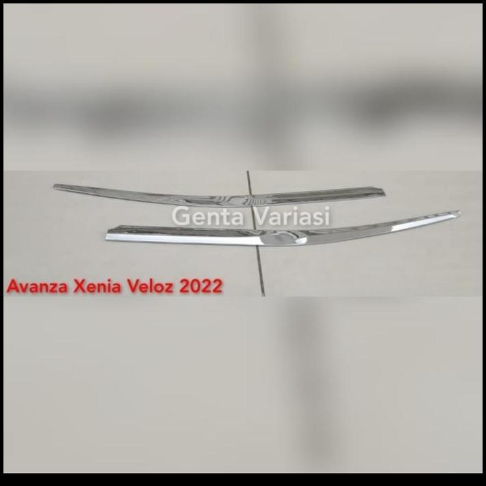 TERLARIS LIST KACA BELAKANG MOBIL AVANZA / XENIA 2022 WARNA CHROME 