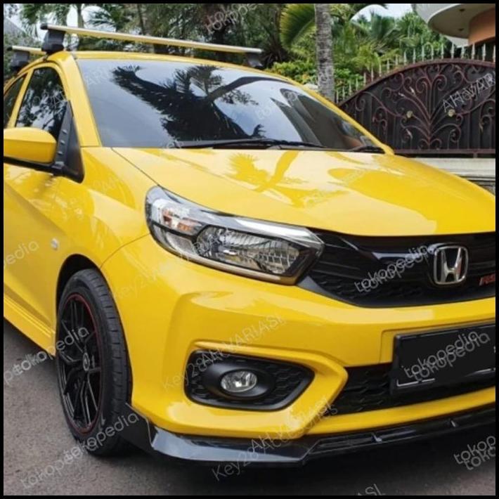 DISKON FRONT LIPS BUMPER DEPAN HITAM ALL NEW BRIO 2018 2022 