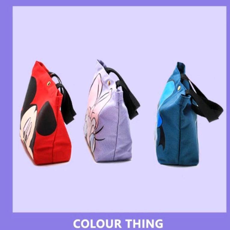 Tas Tenteng Bekal Mickey Mouse / Hand Bag Mickey Minnie / Tas Import Dessi Donald / Tas Import Karak