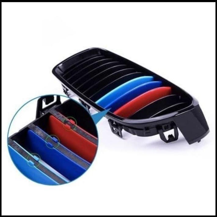 TERLARIS COVER GRILL BMW 11 BAR GRILLE TRIM STRIP E90 E46 E60 GRILL COVER BMW 