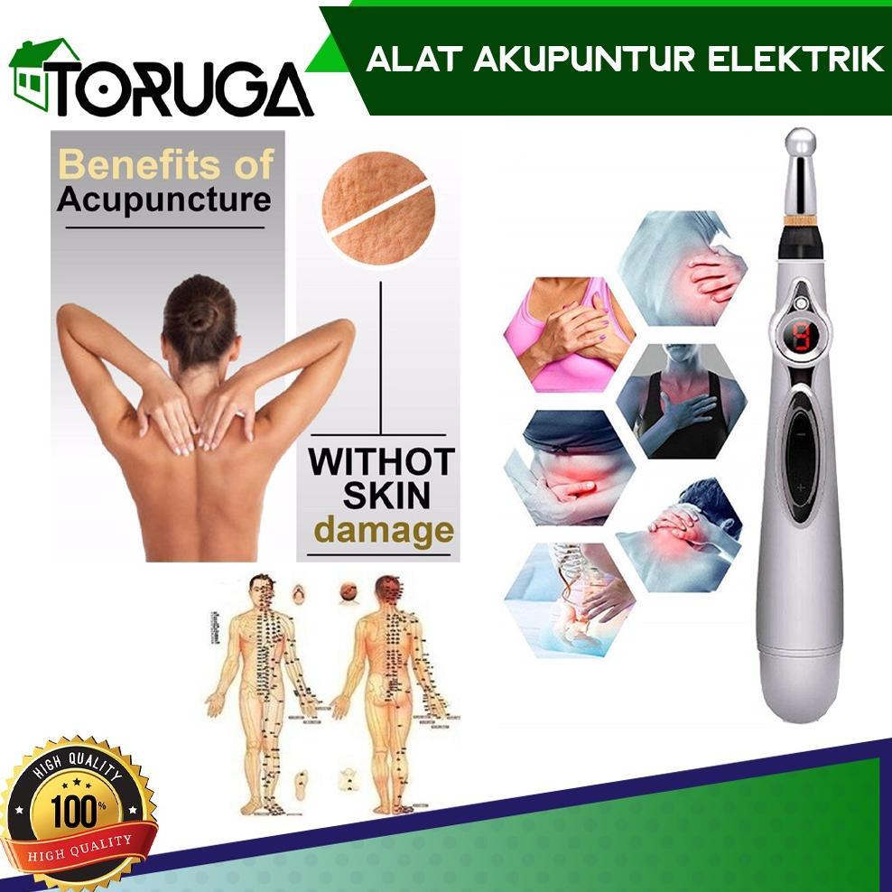 Electric Acupunture Pen Pijat Laser Therapy Meridian Refleksi Pena Alat Akupuntur Terapi DF-618 MASS