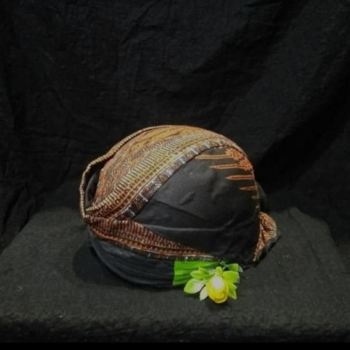 blangkon dewasa jogja full batik - topi tradisional GM