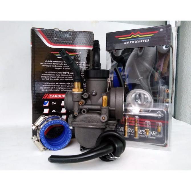 Promo Moto Master Karburator Carburator Carb Hitam PE PWK E7 Uk 24 26 28 30 Diskon