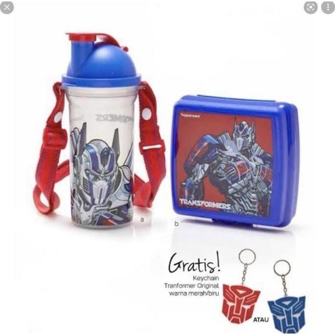 Tempat makan dan minum anak Tupperware Transformer Lunch set
