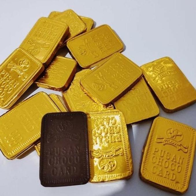 COKLAT EMAS BATANGAN BENTUK KOTAK 250 GRAM / CHOCOLATE GOLD 99.999 Kode 1092