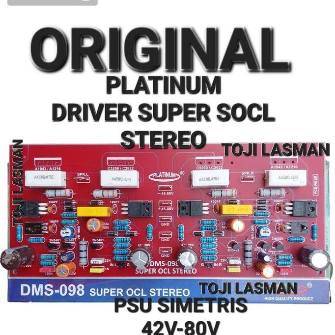 modul kit pcb s ocl socl super ocl stereo dms098 dms 098 teft socl 054 056 audio sound sistem ampli 