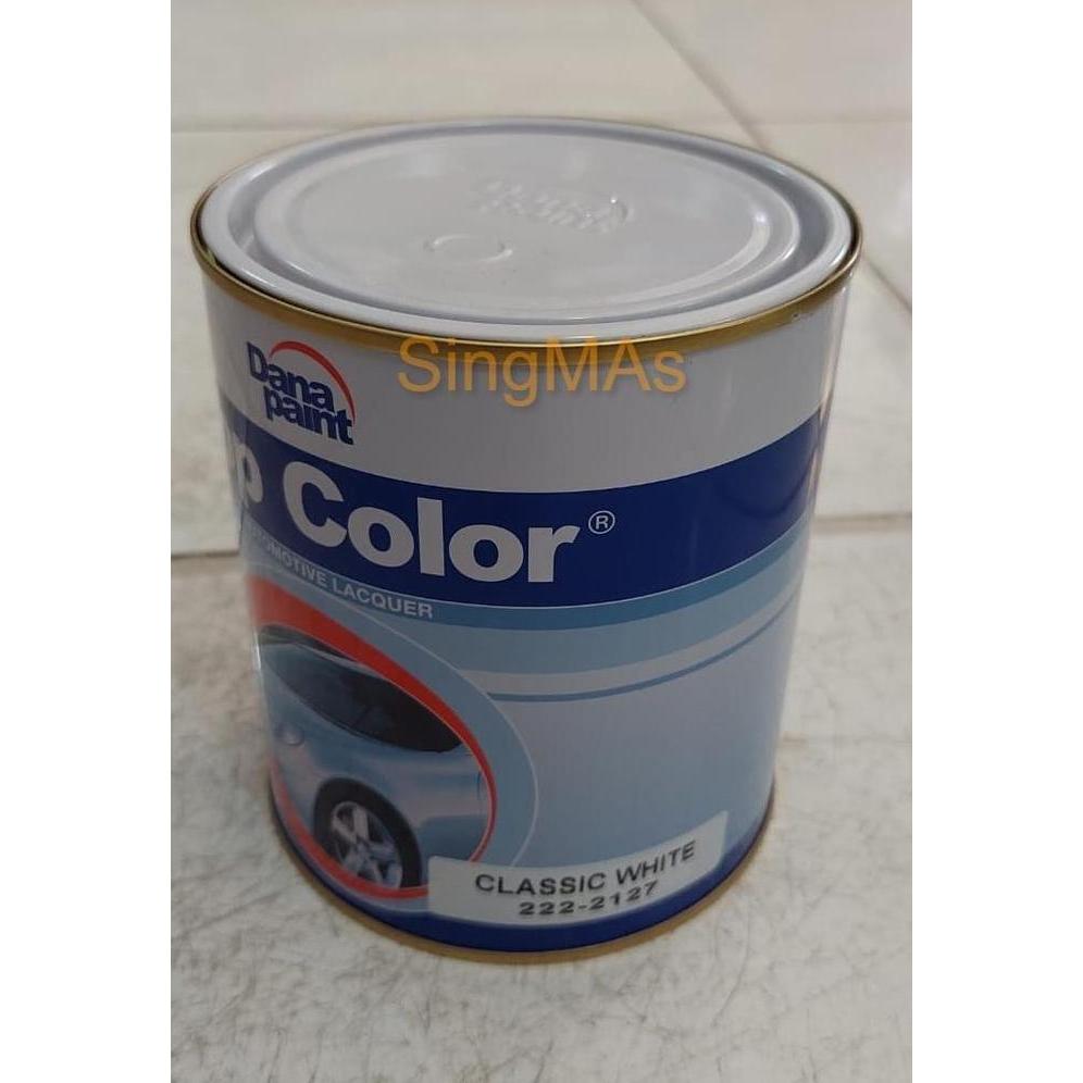 Promo Cat Mobil Duco TOP COLOR 222-2127 CLASSIC WHITE 1kg DANA PAINT Putih Diskon