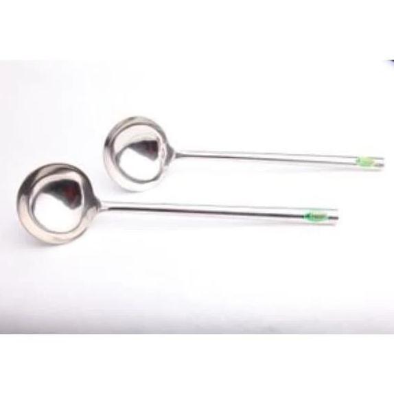 Sendok Sop/Sayur Irus Stainless Steel 40CM Gagang Besi TEBAL KS