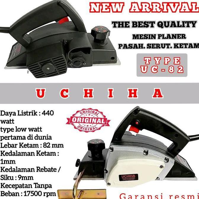 Promo UCHIHA type UC-82 planner planer serut kayu pasah sugu ketam japan teknologi Diskon