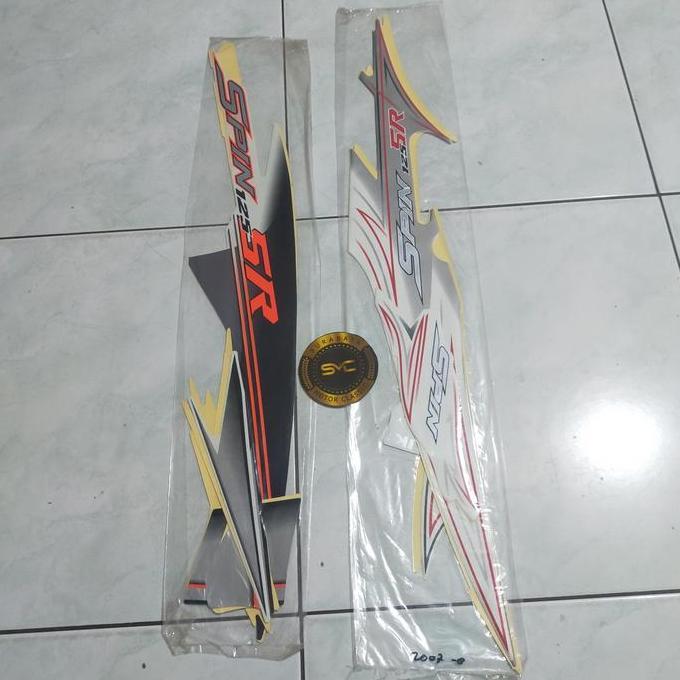 Promo striping sticker body spin 125  SR 2007 original lospack Diskon