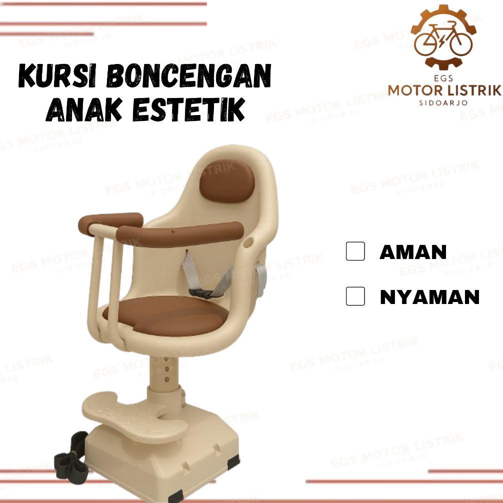 BIG PROMO (TIDAK UNTUK SEPEDA MOTOR) KURSI BONCENGAN ANAK UNTUK SEPEDA LISTRIK ESTETIK