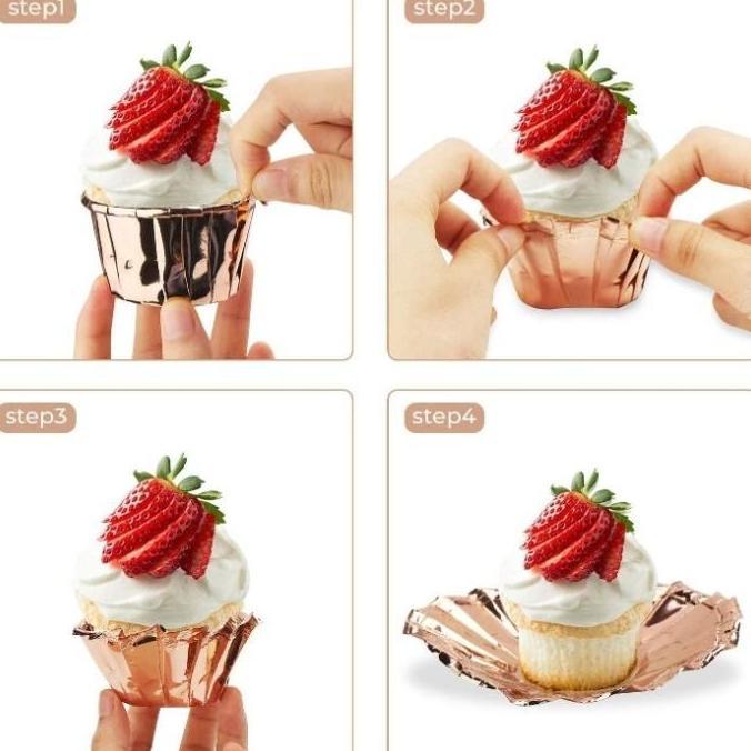 papercup cupcake muffin alumunium foil