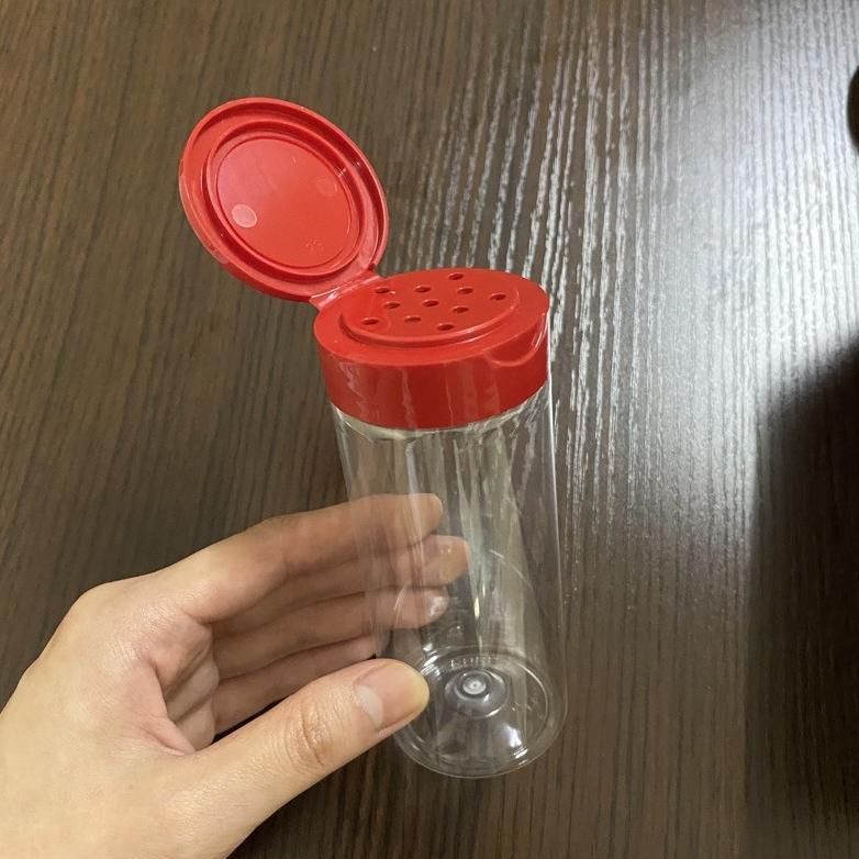 BESTPROMO Toples bumbu LUBANG KECIL boncabe 140ml botol plastik kobe kormik 140 ml