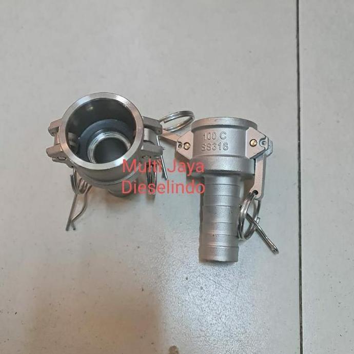 Camlock / Quick Coupling Stainless 316 Type C 1 1/2" inch