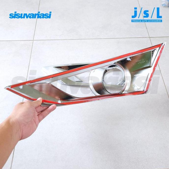 Cover Foglamp Sigra Chrome JSL | Garnish Lampu Kabut Aksesoris Mobil Elegan & Stylish