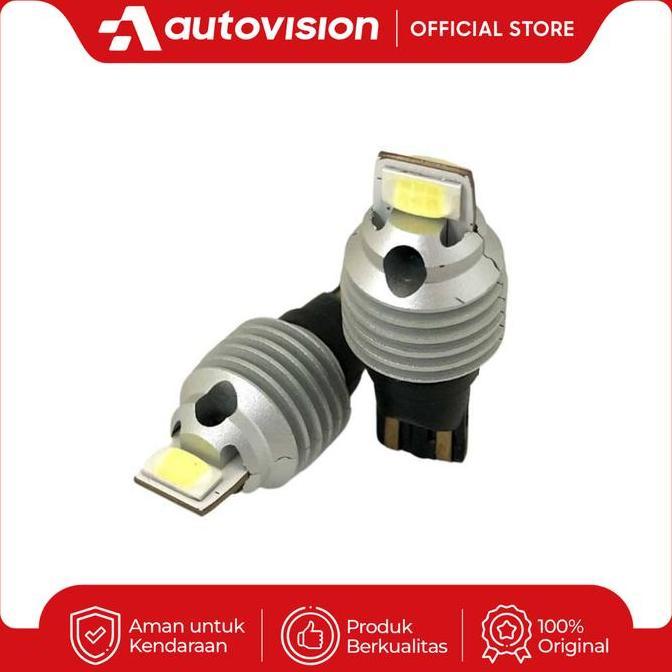 Lampu Mundur T15 CSP Dome LED Bulb Canbus 9W White 10V-30V