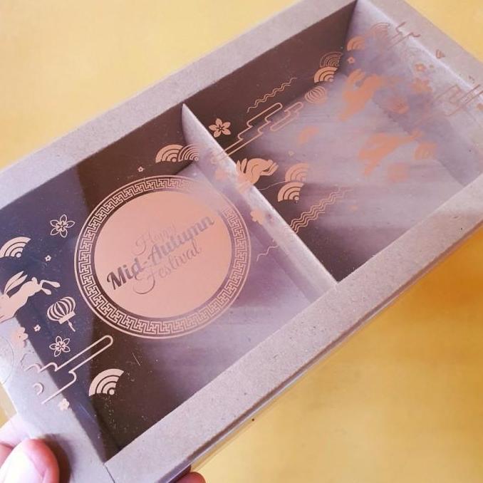 Box Mooncake 150gr Isi 2 Dus Moon Cake Kotak Kue Bulan Mid Autumn