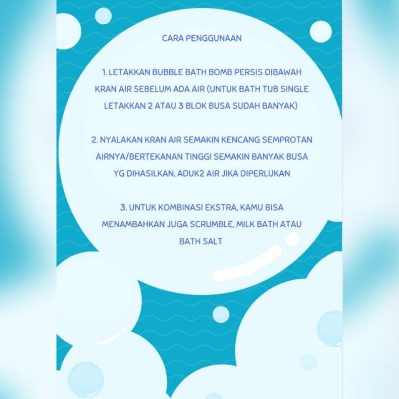 BESTPROMO Strawberry Milkshake Bubble Bath Bomb 10 Cube Busa Melimpah Wangi Manis | Spa Mandi Busa A