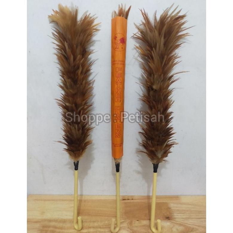 NEW Kemoceng Bulu Ayam Premium Import Size S / Bulu Ayam Pembersih Debu / Feather Duster / Kemoceng 