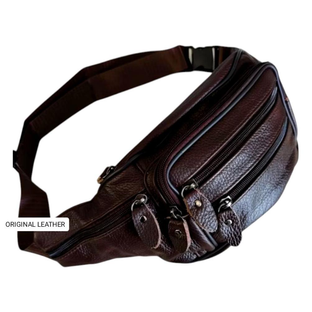 Tas Pinggang Kulit Asli Tas pinggang kulit Besar tas Pinggang Kulit Premium