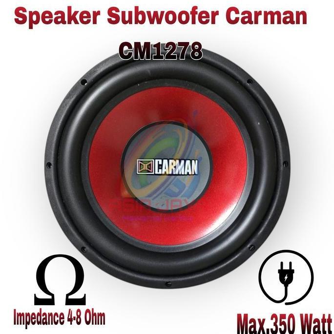 MURAH BERKUALITAS - Speaker Subwoofer Carman CM1278 12 Inch / Carman 1278