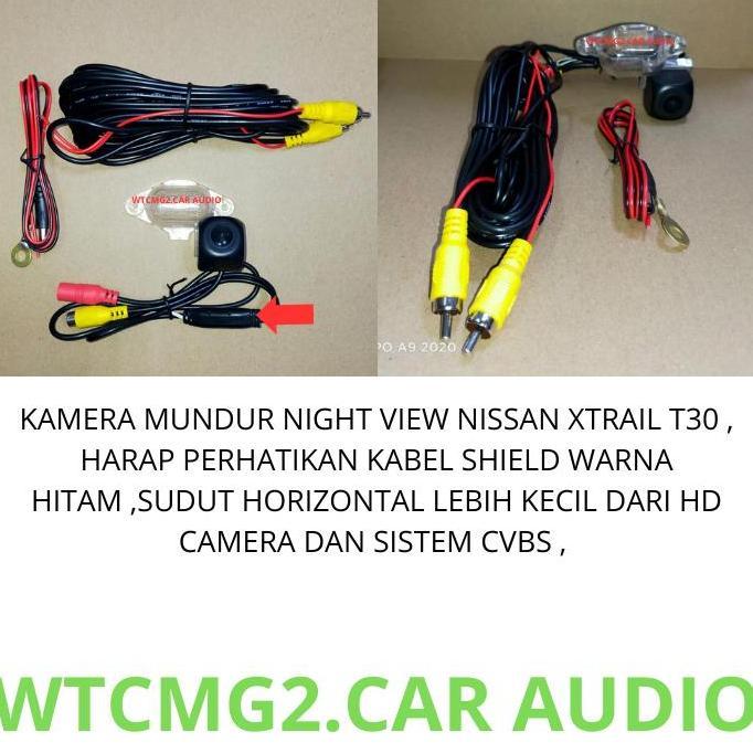 BERKUALITAS - kamera mundur parkir mobil hd nissan xtrail t30 (2004-2007)