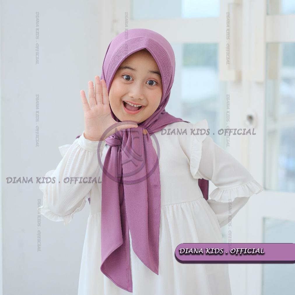 KUALITAS SUPER 'Hijab Segitiga Instan Pet Antem Jersey Jilbab Anak Perempuan Remaja 7 - 13 Tahun 202