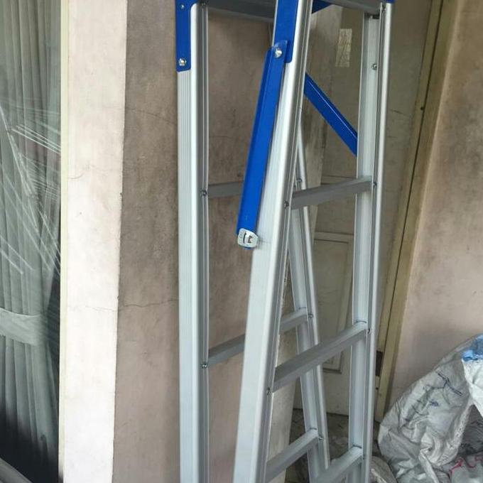 BERKUALITAS - TANGGA LIPAT ALUMINIUM 175 CM MURAH