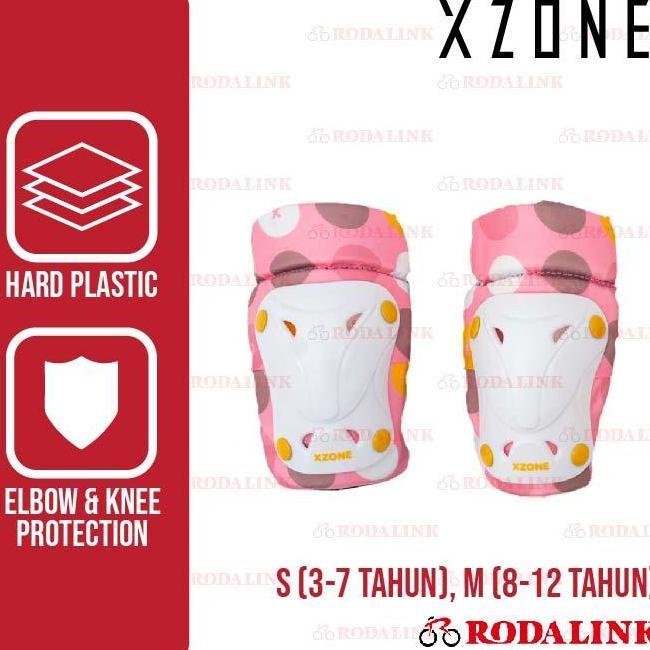 Xzone Body Protector Xzone Body Protector Pelindung Sepeda Anak Car Dots