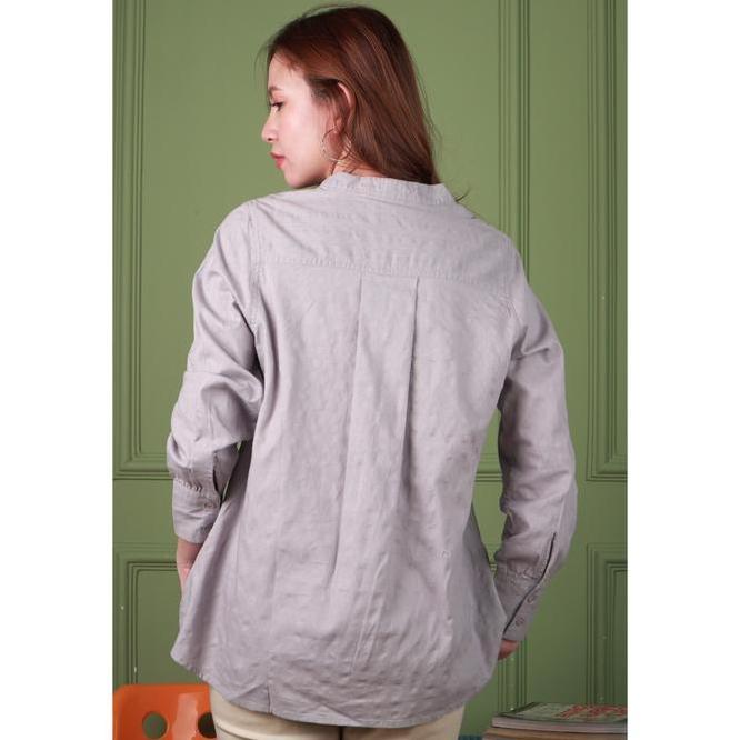 Emba Ladies - Emba Ladies Inez Kemeja Polos Wanita Lengan Panjang