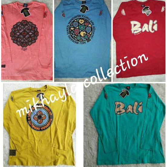 Kaos Joger Dewasa Bali Cewek Lengan Panjang