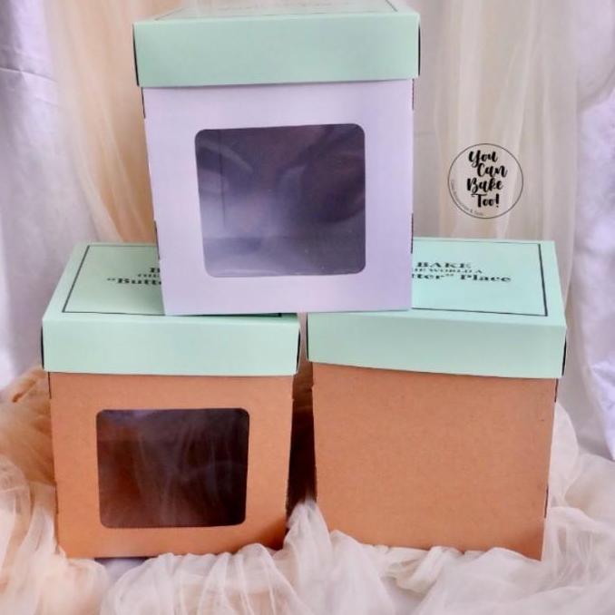 Corrugated Cake Box (22x22x25cm)