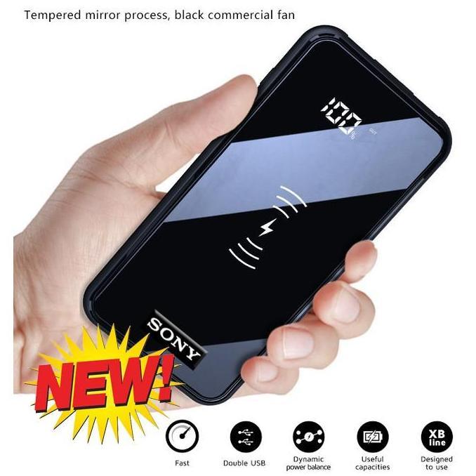 Power Bank Sony Wireless Q10 | 10000mah Dual Usb | Android Support