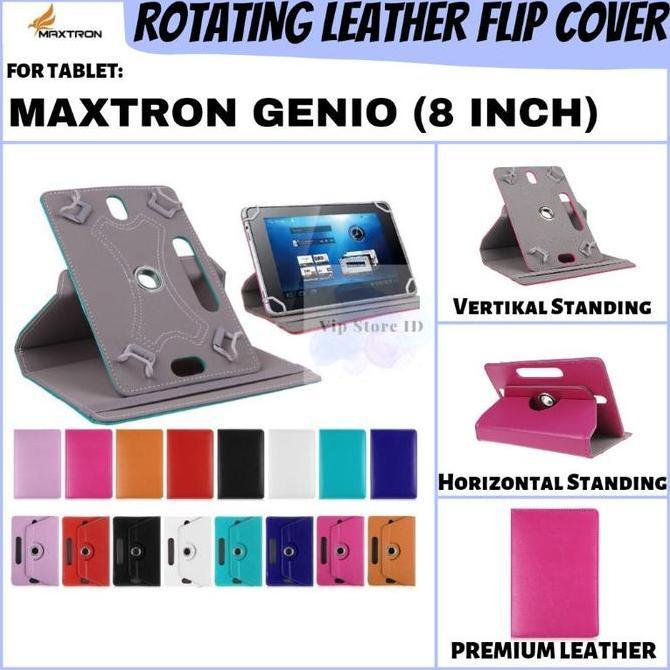 SMART TAB MAXTRON GENIO TABLET 8 INCH 8" ROTATE FLIP BOOK COVER CASE