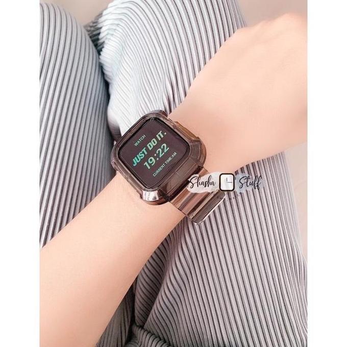 STRAP TRANSPARAN SPORT STYLE IWATCH & IWO WATCH