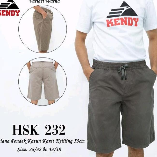 Celana Pendek Kendy Celana Pendek Kendy Pinggang Karet Katun