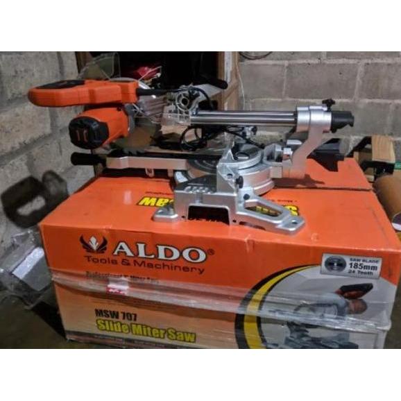 .........] ALDO-707 Mesin Miter Saw Sliding 7 Inch