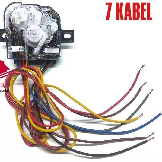 timer mesin cuci denpoo 6 kabel 7 kabel