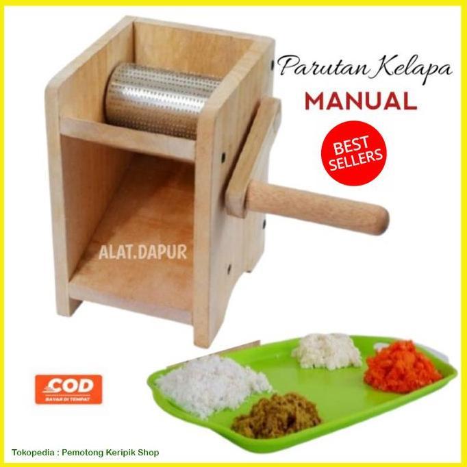 Alat Parut Kelapa Manual Kayu Jati terbaik