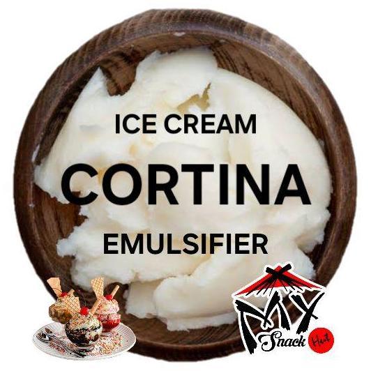 CORTINA 250GR ICE CREAM EMULSIFIER PENGEMBANG ES KRIM SUSU LEMAK MENGEMBANG HALUS LEMBUT STABIL HALA