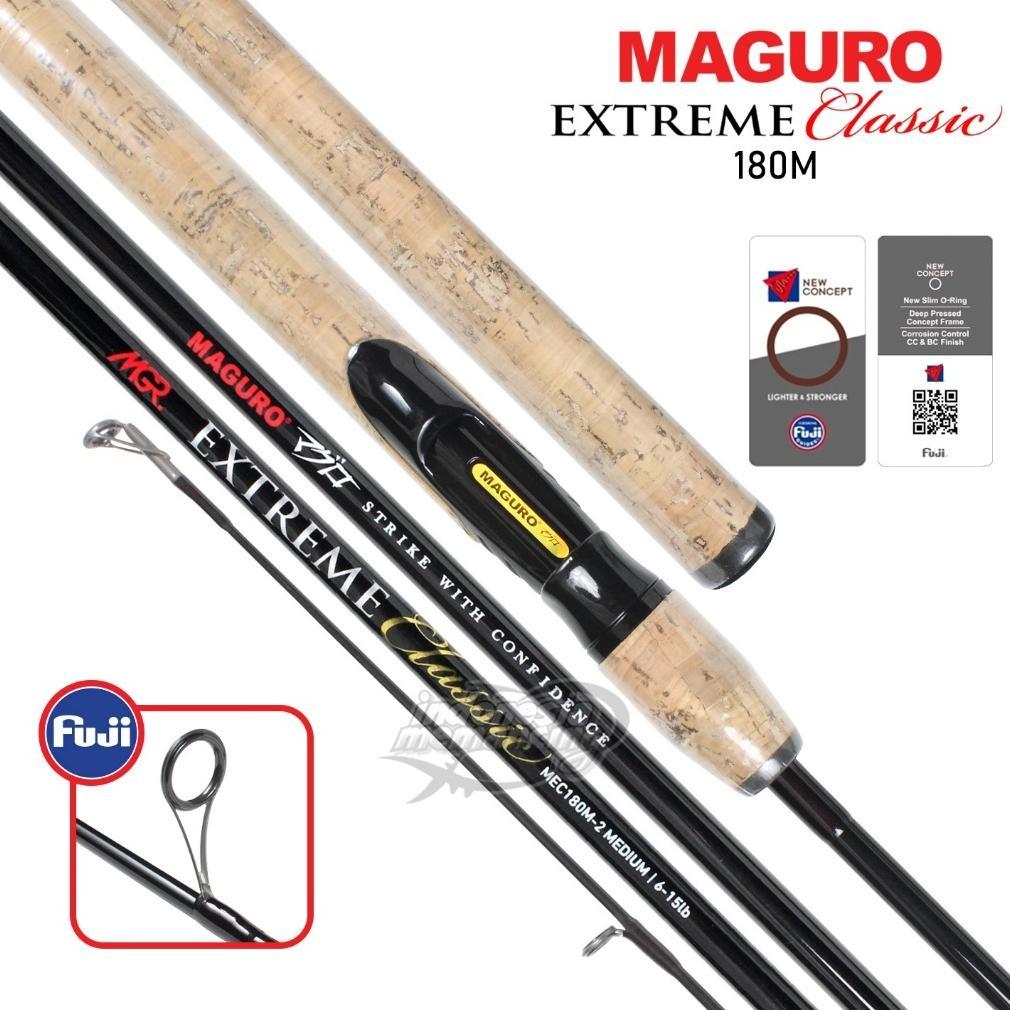 Joran Maguro Extreme Classic 2025 Full Fuji 180 Cm - 165Cm - Joran Pancing Maguro Extrem Klasik - Jo