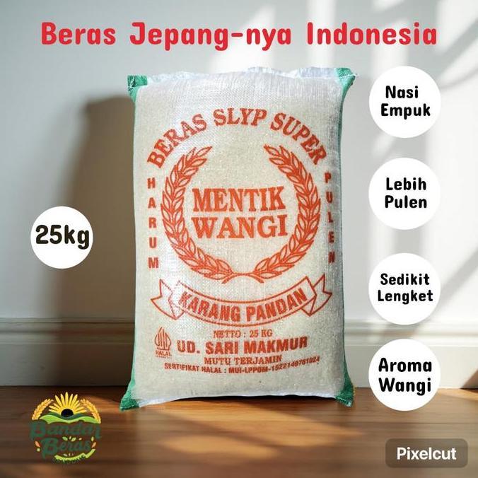Beras Mentik Wangi 25kg - Beras Jepangnya Indonesia