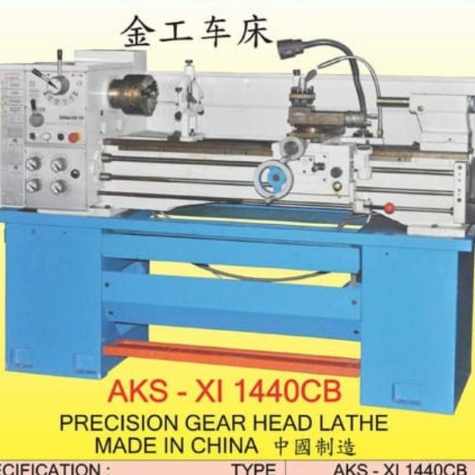 best produk] Mesin Bubut Aks 3 phase panjang 1 meter