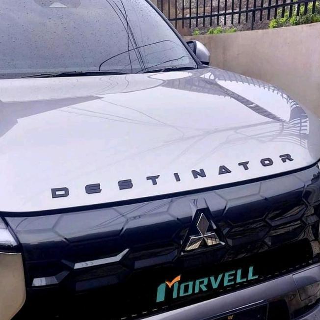 Destinator Hood Emblem Huruf Kap Mesin
