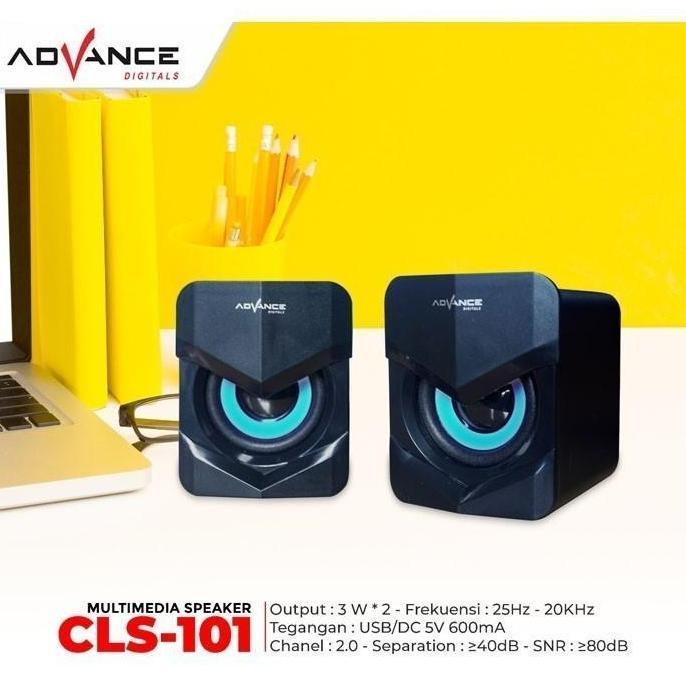 Speaker Advance Cls-101 / Cls101 Speaker Komputer Speaker Laptop