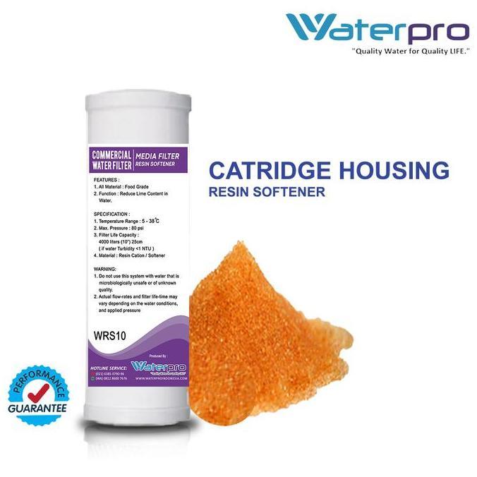 Filter Air Kran Kamar Mandi - Paket 1 Tahap Housing 10 inch untuk Zat Kapur